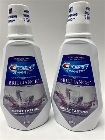 Crest 3D White Bottles 2- 33.8oz Each