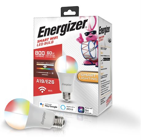 Energizer Smart Wifi LED Bulb 800 Lumens