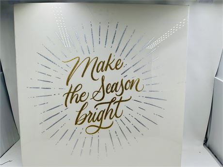 Make The Season Bright Canvas Print