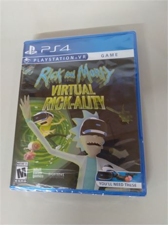 NEW: Rock and Morty Virtual Rick-Ality, PS4 VR