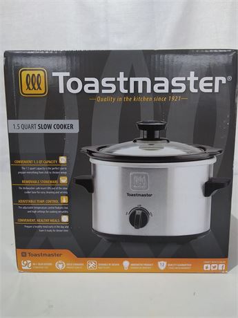 Toastmaster 1.5QT Slow Cooker