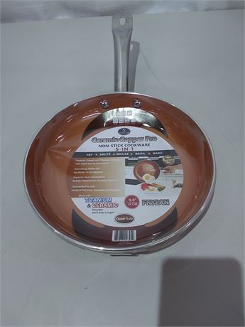 Culinary Edge 9.5" Ceramic Copper Pro 5-in-1 Non-Stick Frypan