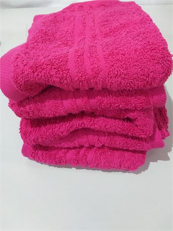 Mainstay 5 Piece Hand Towel Set-Fuchsia Supreme