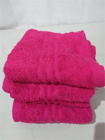 Mainstay 5 Piece Hand Towel Set-Fuchsia Supreme