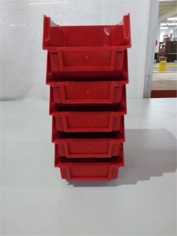 Small Parts Storage Bins-Set of 5