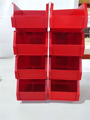 Empak Small Parts Storage Bins-Set of 8