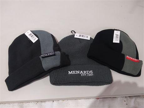 Menard's Knit Hat-Set of 3