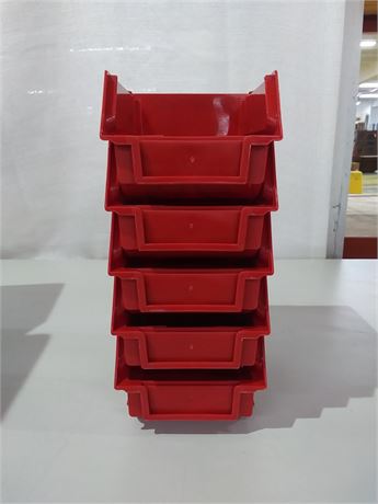 Small Stackable Parts Bin-Set of 5