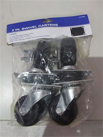 2" Swivel Casters-Set of 4