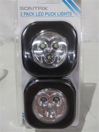 Sontax 2 Pack LED Puck Lights