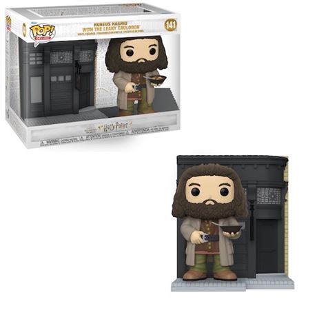 Funko POP! Harry Potter Deluxe Rubeus Hagrid with the Leaky Cauldron #141