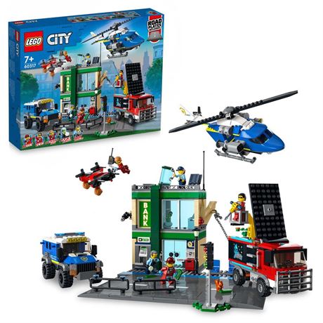 LEGO City Police Chase at the Bank, 915 pieces (60317)