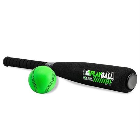 Franklin Sports MLB Playball Oversized Foam Bat and Ball, NAVY