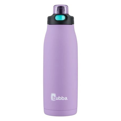 Bubba Radiant Push Button Water Bottle with Straw Rubberized Stainless Steel