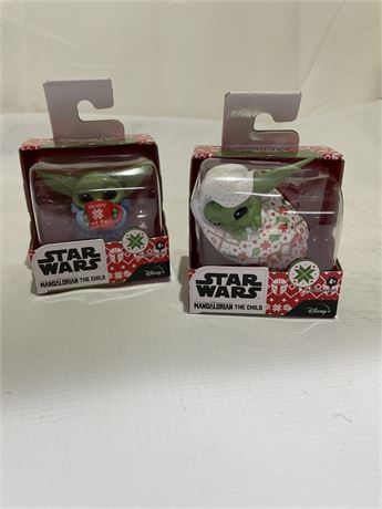 Star Wars: Mandalorian The Child Bounty Collection Ornament - 2 pk