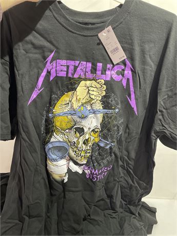 Case of 6 Metallica T-shirts - L/XL