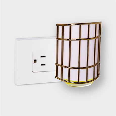 Plug-In Scented Oil Warmer - Opalhouse (Gold Grid), 3 pack