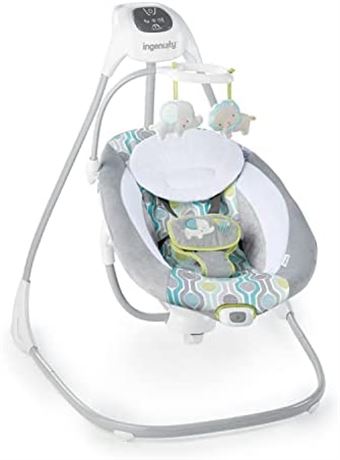 Ingenuity SimpleComfort Lightweight Multi-Direction Compact Baby Swing