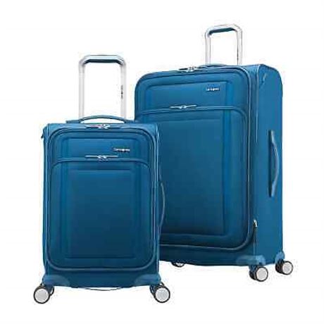 Samsonite Renew 2-piece Softside Luggage Set, Blue