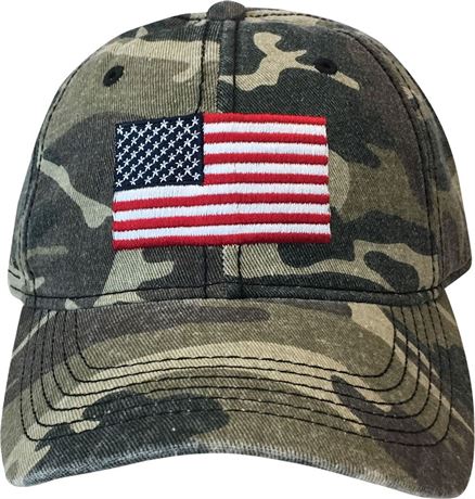 Case pf 12 - Field & Stream Women's Washed Americana Flag Hat