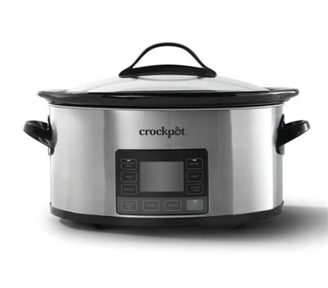 Crockpot™ 6-Quart Programmable Slow Cooker - Stainless Steel