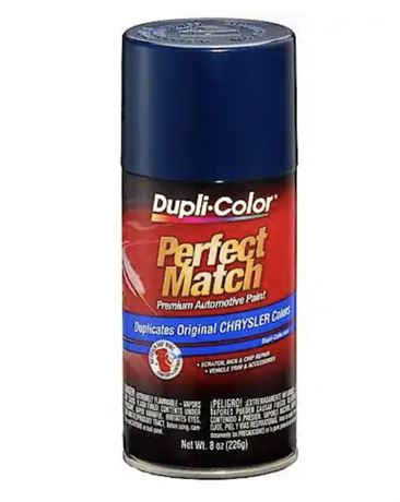 Set of 2 - Duplicolor Perfect Match Spray Paint: Patriot Blue Metallic, Aerosol