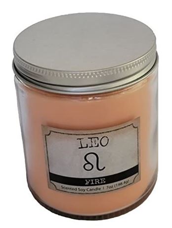 Case of 6🕯️Scented Soy 7oz Candle (Leo - Fire Sign)