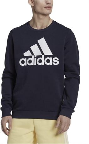 adidas Men's Essentials Large Logo Fleece Sweatshirt