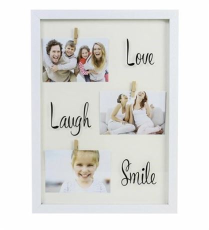 The Hawthorne Grove Photo Frame Collection - Love Laugh Smile Photo Frame