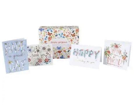 Simply Gorgeous Greeting Card Chest (20 Card Set)
