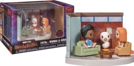 NEW Funko POP! Mini Moments: Marvel Studios, WandaVision~1970s~Wanda & Geraldine