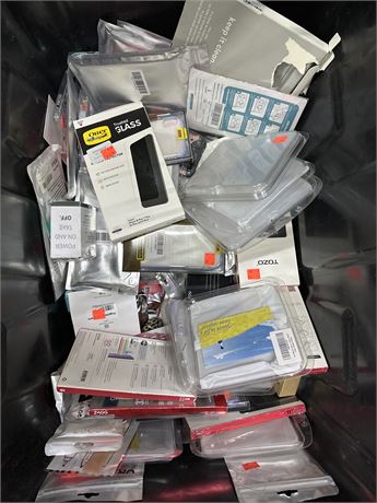 Large box of assorted Cell Accessories