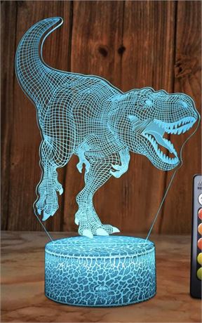 Dinosaur 🦖 3D Lamp illusion