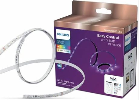 PHILIPS Smart Wi-Fi Wiz Connected Color and White Dimmable Tunable Light Strip