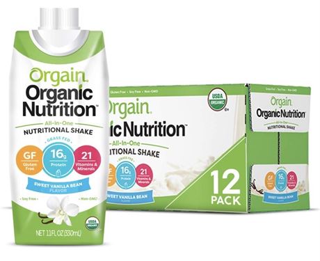 Orgain organic Nutrition Shakes