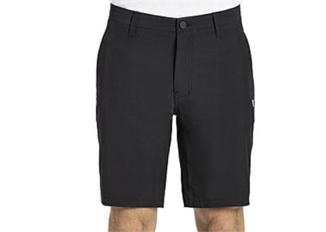 Hurley Men's All Day Hybrid Shorts - Black, Size 34