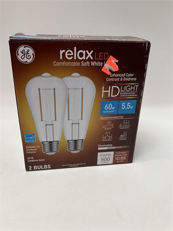 GE Relax LED Lightbulbs