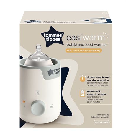 Tommee Tippee Easiwarm Bottle Warmer, Warms Baby Feeds to Body Temperature