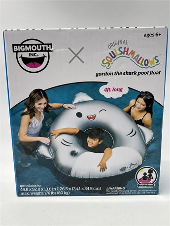 Squishmallows Shark Pool Float