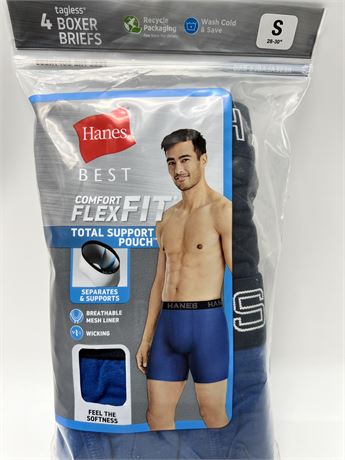 Small Hanes Comfort FlexFit Boxer Briefs