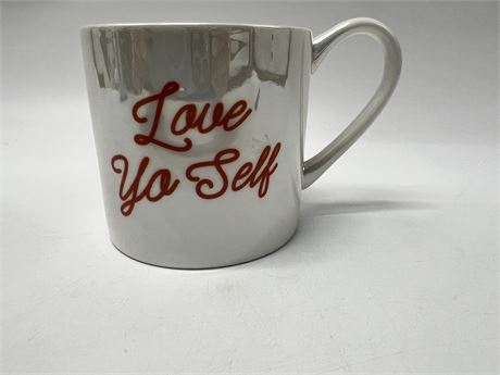 Threshold “Love Yo Self” Porcelain Mug
