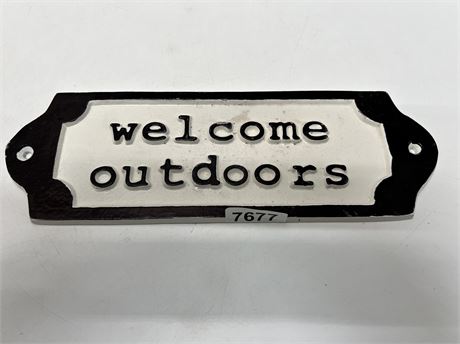 Welcome Outdoors Decore