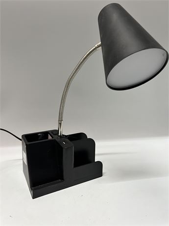 Organizer Task Lamp Black (Includes LED Light Bulb)