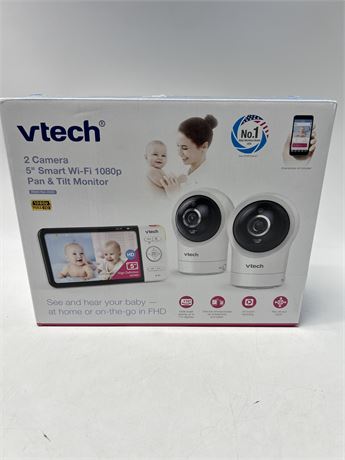 Vtech 2 Camera 5” Smart Wi-Fi HD Monitor