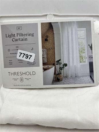 Threshold Light Filtering Curtain