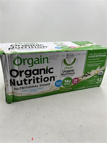 Organ Organic Nutrition Nutritional Shake