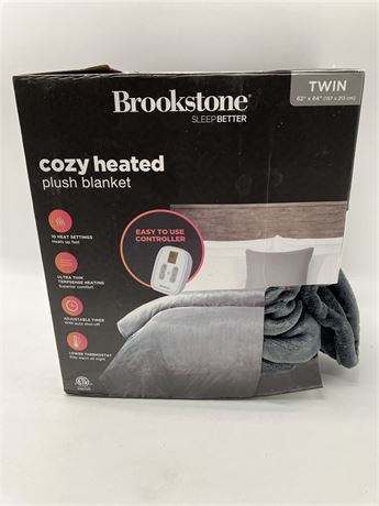 Brookstone Cozy Heated TWIN Blanket