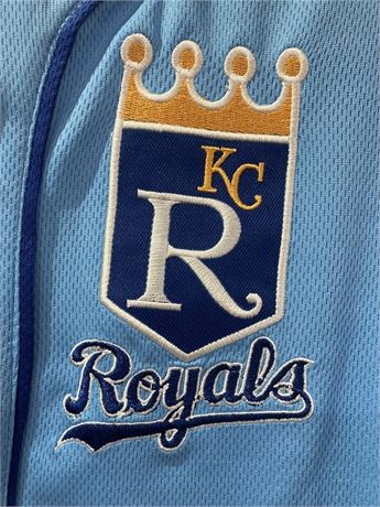 Cooperstown Collection K.C. Royals  Button Down Jersey - XL