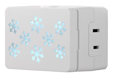 Philips Indoor Plug-in Digital Light-up, Snowflake Door, Color-Changing LEDs, 2