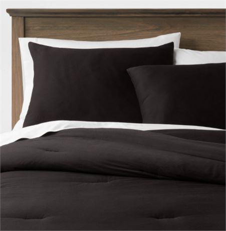 Full/Queen Washed Cotton Sateen Comforter